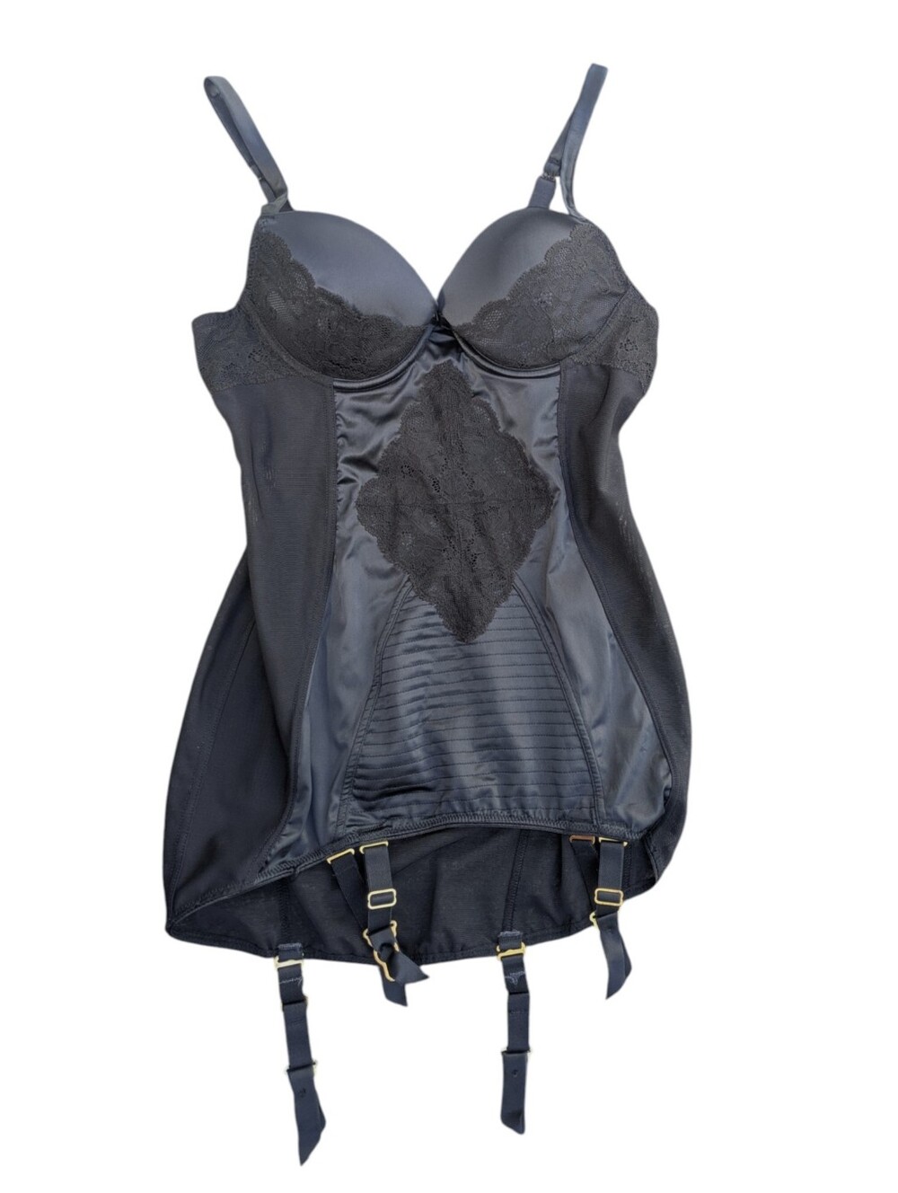 Dita Von Teese Black Lace Underwire Bustier